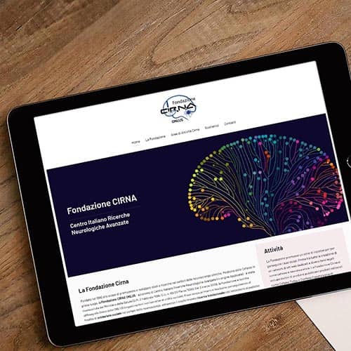 Portfolio Siti Web - Fondazione Cirna