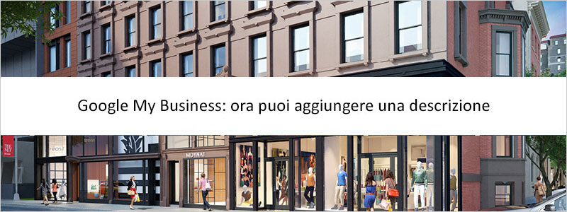 Descrizione Google My Business