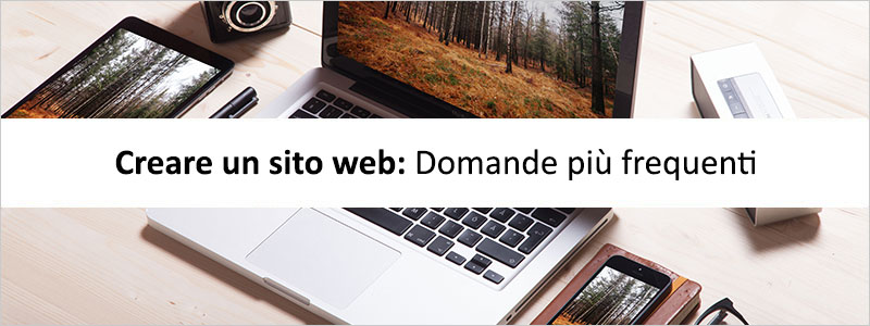 FAQ realizzazione siti web
