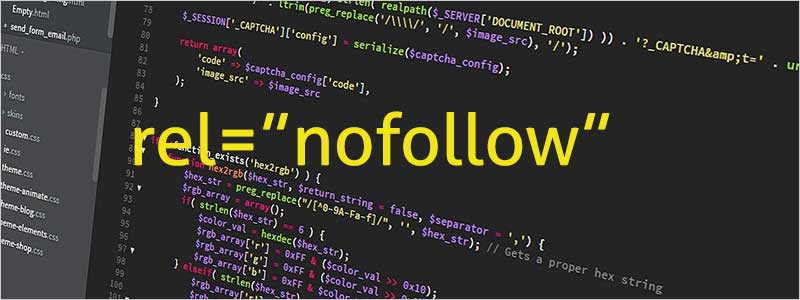 Attributo rel nofollow